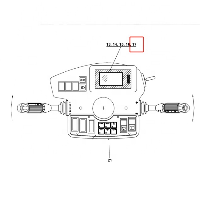 923741. 0009 lcd display keypad kit | kalmar dce 80-100/45e 3 923741.0009 Lcd Display Keypad Kit | Kalmar Dce 80-100/45E - Image 2