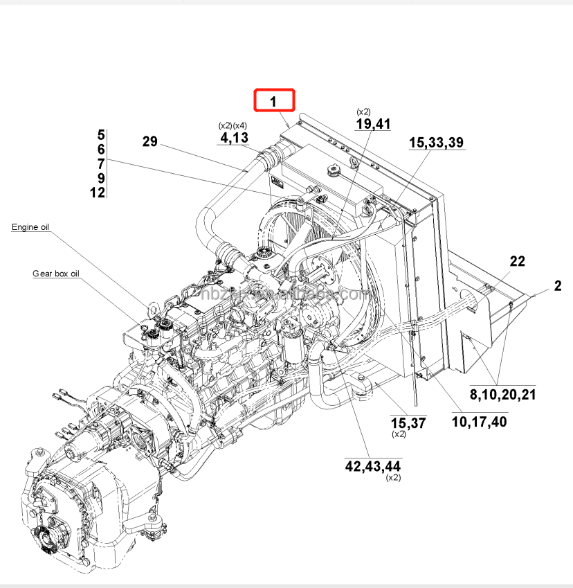 Dct gearbox radiator 924015. 1543 radiator for kalmar dct 80 - 90 gearbox cooling system 3 Dct Gearbox Radiator 924015.1543 Radiator For Kalmar Dct 80 - 90 Gearbox Cooling System - Image 2