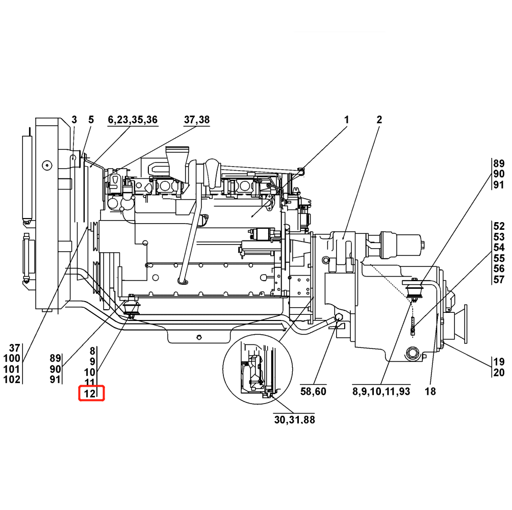 920734. 0001 dce engine mount pad damper pad t2635120 kalmar dce 80-100/45e container reach stacker spare parts 3 920734.0001 Dce Engine Mount Pad Damper Pad T2635120 Kalmar Dce 80-100/45E Container Reach Stacker Spare Parts - Image 2