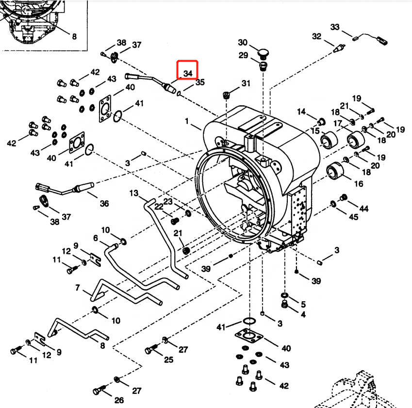 Te32 speed sensor 4209784 923855. 1823 kalmar drf 400-450 reach stacker accessories port machinery 3 Kalmar Speed Sensor
